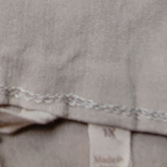 1X SOFT SURROUNDINGS KHAKI TAN MOTO PULL ON COMFORT NEUTRAL SUMMER PANTS - Picture 8 of 8